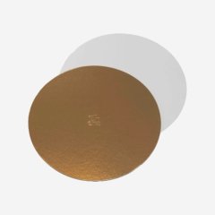 Подложка под торт Золото/Белая 1,5 мм 16 см ForG BASE 1,5 G/P D 160			